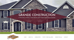 Desktop Screenshot of grandeconstructiongroup.com